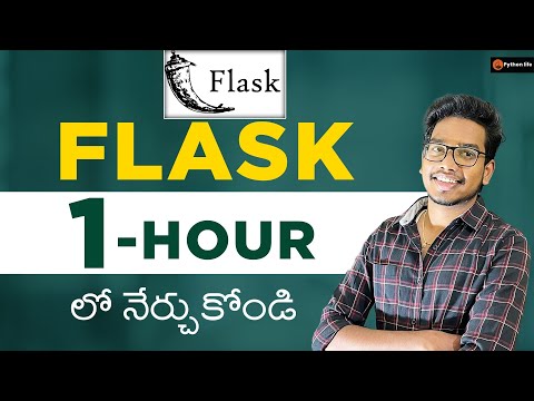 Flask Full Course in 1Hour in  Telugu