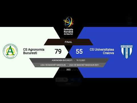 L1BM 2021-2022: Agronomia București - Universitatea Craiova