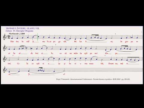 TROPARUL INVIERII, GLASUL VIII