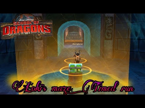 School of Dragons : Loki's maze 2021 ( Dreadfall maze 2021 ) Timed run