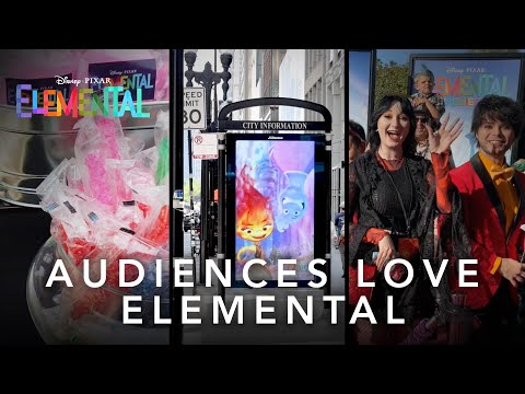 Thumbnail of the video: Audiences Love Elemental