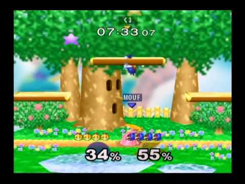 Man Cave Smashfest - Singles Winners Bracket: JakeXIII(Falco) vs Mouf(Peach) Part 2