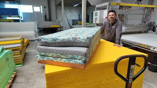 SO WERDEN MATRATZEN FÜR WOHNMOBILE GEFERTIGT Optima Schlafsysteme Wohnmobil Matrazenherstellung