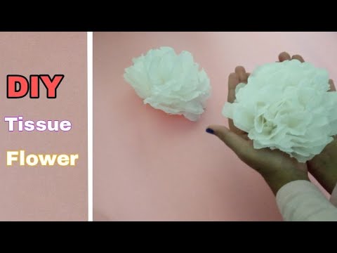 How to make flower with tissue|flower|tissue|easy|Nabeeha's art's and crafts