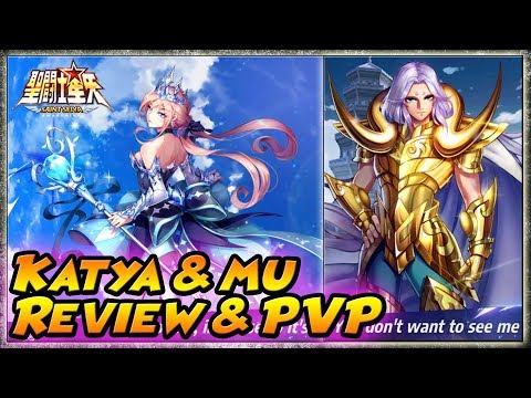 ARIES Mu & KATYA Cosmo + Review + PVP Test - Saint Seiya Awakening