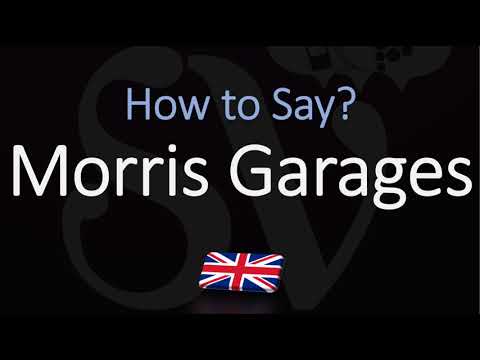 How to Pronounce Morris Garages M.G.? (CORRECTLY) British Car Brand Pronunciation