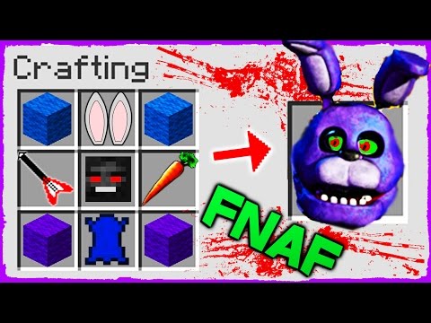 MangoTango - Minecraft FNAF - How to Summon BONNIE in a Crafting Table!
