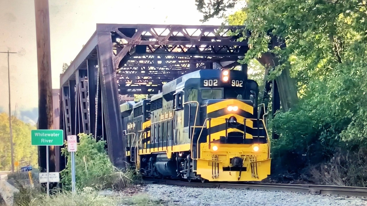 Rare Passenger Train On Ex New York Central RR Line, Conrail & Nickel Plate, Ohio Rail Experience
