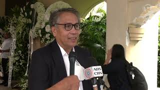 Philippine leaders pay last respects to Albert del Rosario