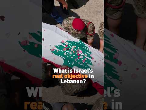 What is Israel's true objective in Lebanon?