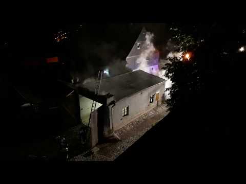 Brand in Schneeberg am 22.05.2018