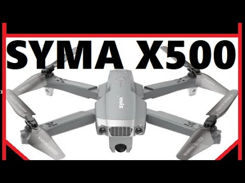 SYMA X500 Foldable GPS Drone Auto Return Home Follow Me Includes Carrying Bag 1st Look Review