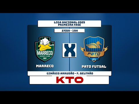 (#aovivo) MARRECO X PATO FUTSAL - CLÁSSICO DAS PENAS - LIGA NACIONAL DE FUTSAL 2025