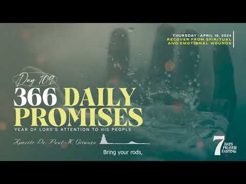 366 DAILY PROMISES | Day 109 | With Apostle Dr. Paul M. Gitwaza (English Subtitle Version)