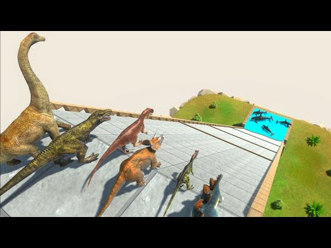 Jump Into The Pool of Death ► Animal Revolt Battle Simulator