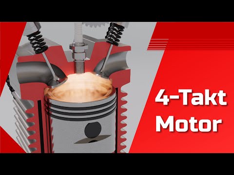 Vier-Takt-Motor: Aufbau und Funktionsweise eines Hubkolbenmotors einfach erklärt