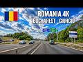 Bucharest To Giurgiu REAL TIME Romania Road Trip POV Dashcam 4K