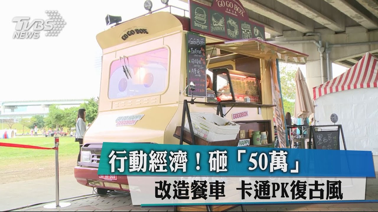 行動經濟!砸50萬改造餐車 卡通PK復古風