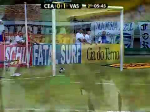 Campeonato Brasileiro Série B 2009 - 2ª rodada - Ceará 0x2 Vasco - Gols da partida