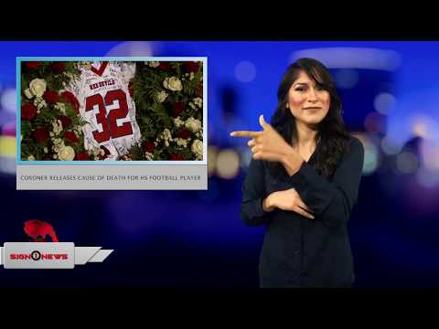 Coroner releases cause of death for HS football player (ASL - 10.10.18)