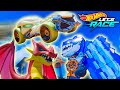Ultimate T Rex Transporter Battles Professor Rearview S Dragon Hot Wheels Let S Race