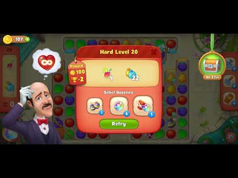 Game Upgrade to make way for Floral Season ▪︎ Golden Cup 10726 Stage 20 - 22 ☆ Gardenscapes by Anne