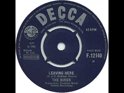 UK New Entry 1965 (137) The Birds - Leaving Here