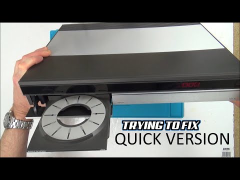 QUICK VERSION - B&O 1985 CD Player BeoGram CD50 - Trying to FIX