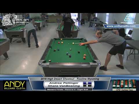 2018 HDS - Shane VanBoening vs Adam Pettinger (ATM) - Eight Ball