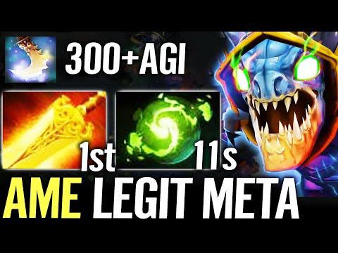 🔥 AME Slark Radiance 1st Item + Refresher — 300+ Agility 11sec Shadow Dance LEGIT META Dota 2 Pro