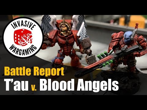 T'au v. Blood Angels 1,000 pts Warhammer 40k Battle Report