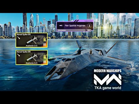 Pan spatial Argonas 🔥🔥🔥 -With 2 × Naval Spike ER 😱 | Modern warships gameplay | TKA game world