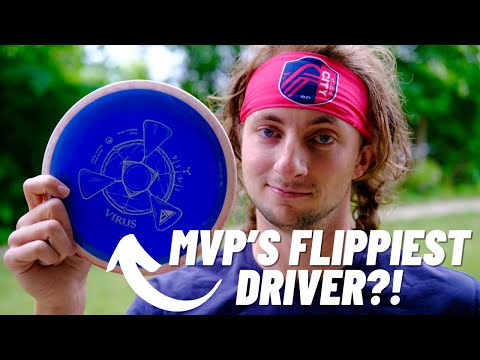 MVP's Crazy Flippy Driver?! AXIOM VIRUS! Disc Golf Review