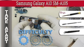 How to disassemble 📱 Samsung Galaxy A10 SM-A105 Take apart Tutorial