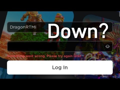 Roblox 20/02/22 DOWN? (ITS BACK)