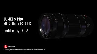 Video 1 of Product Panasonic Lumix S Pro 70-200mm F4 OIS Full-Frame Lens (2019)