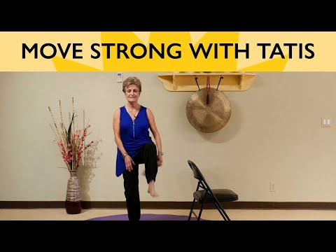 Vibrant Aging Yoga – Standing Chair Yoga with Tatis Cervantes-Aiken