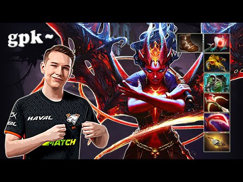 gpk - Queen of Pain Midlane | Dota 2 7.30c Gameplay