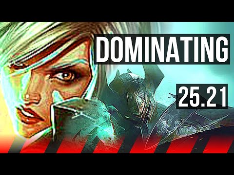 RIVEN vs MORDEKAISER (TOP) | 54k DMG, 8 solo kills, 4k comeback, Dominating | KR Master | 25.21