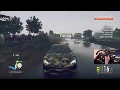 Forza Horizon 2 Drift Off SUV- Urus (V8) vs G Wagon (V12) w/Wheel Cam | SLAPTrain