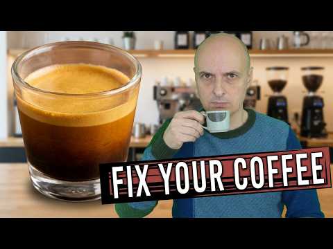🏆Coffee Masterclass: Fix Weak Espresso, Perfect Crema & Grind Size Secrets! Stop Making Bad Coffee…
