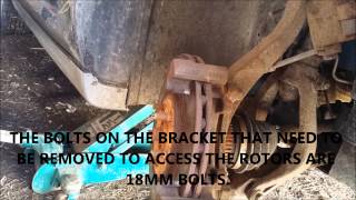 How to change brakes and rotors on a 2005 Chrysler Sebring