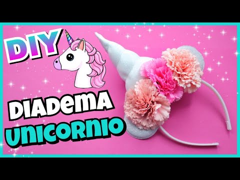 HAZ DIADEMAS DE UNICORNIO FÁCIL Y RÁPIDO | Tutorial Paso a Paso | NatyGloss
