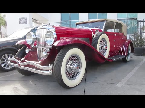 $2 Million Duesenberg J Murphy Convertible Sedan (w/ startup)