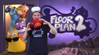 Super fun VR escape room game with an innovative inventory system! Floor plan 2
