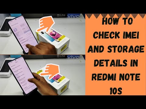 How to Check IMEI Detail and Storage Detail in Redmi Note 10s| Check IMEI & SN on XIAOMI Redmi 10