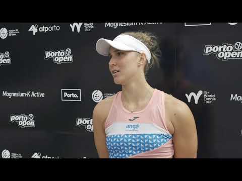 Porto Open 2020 -  Entrevista com a 1ª finalista do Porto Open 2020, Beatriz Haddad Maia (Dia 5)
