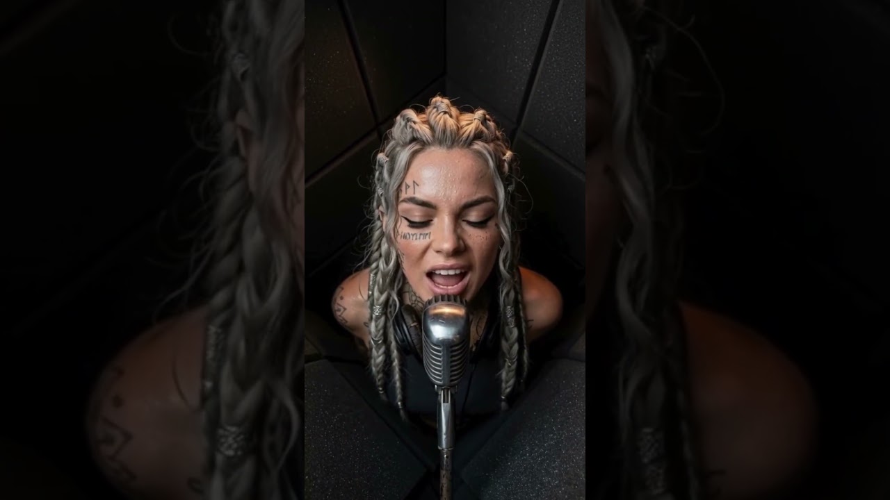 Danish Viking Warrior Woman Sings #vikingmusic