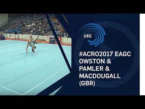 Women's group Great Britain - 2017 Acro Europeans, junior balance final