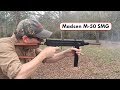 Shooting a Madsen M-50 Submachine Gun!